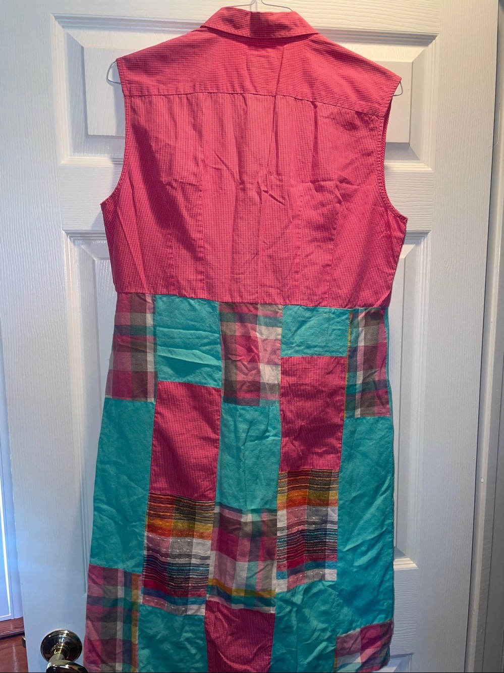 Talbots Pink Gingham Button-Front Shirt - Picture 5 of 5